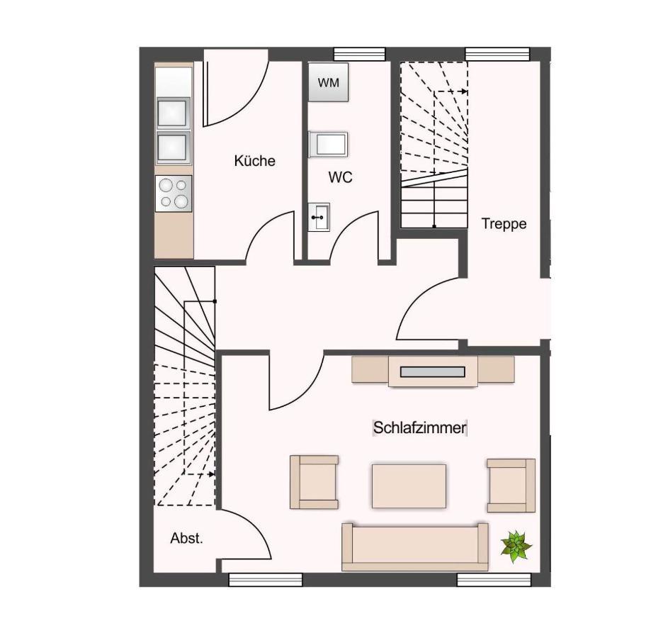 Traumzeit Mit 2 Schlafzimmern - Abc293 By Abcwismar Apartment Wismar
